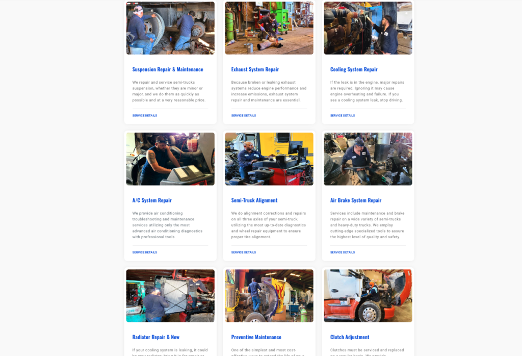 Truck Repair Shop SEO image 8