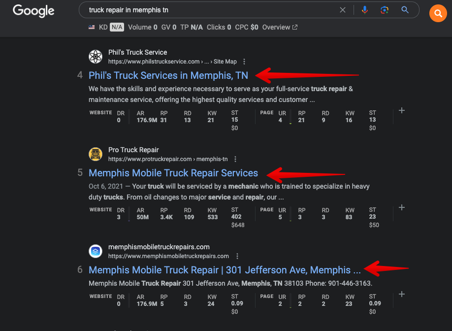 Truck Repair Shop SEO image 12